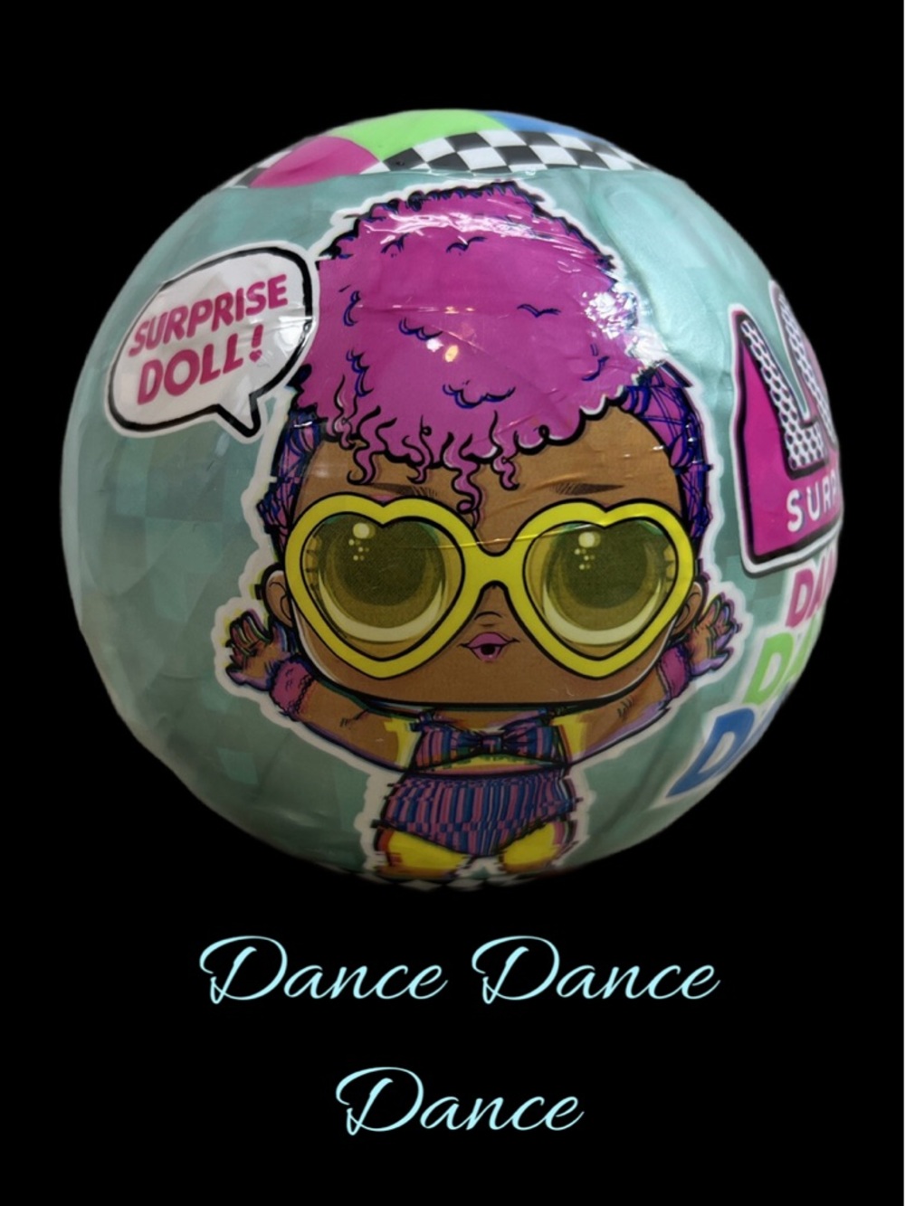 L.O.L. Surprise! Dance Ball - Teal, Pink & Yellow